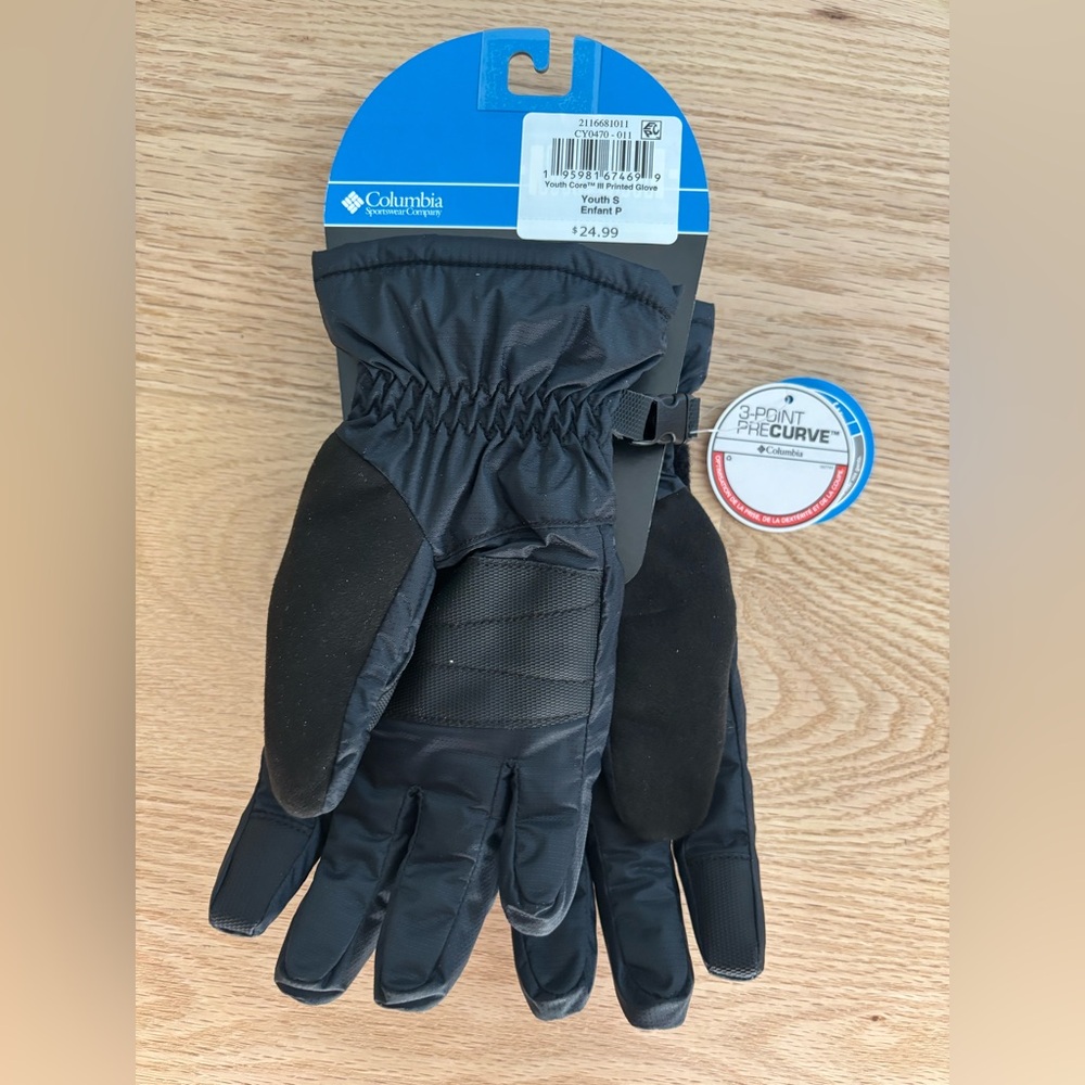 NWT COLUMBIA Core Printed Gloves 🧤-size small and medium- waterproof - Picture 5 of 8